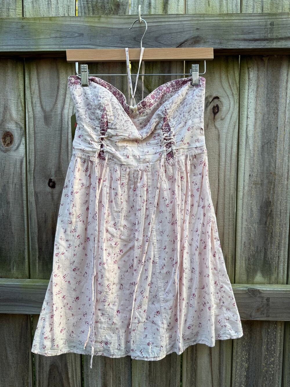 Sunday Honey Hand-Dyed Cotton Corset Sundress